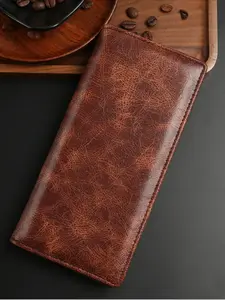 Men's long wallet can hold mobile phones, multi-card business wallet, card bag, European and American retro wallet batch