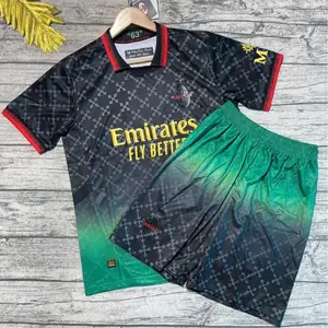 AC Milan Football Kit Premium Polyester Fabric Breathable Comfortable Classic Design Tailored Fit Versatile for Matches & Training