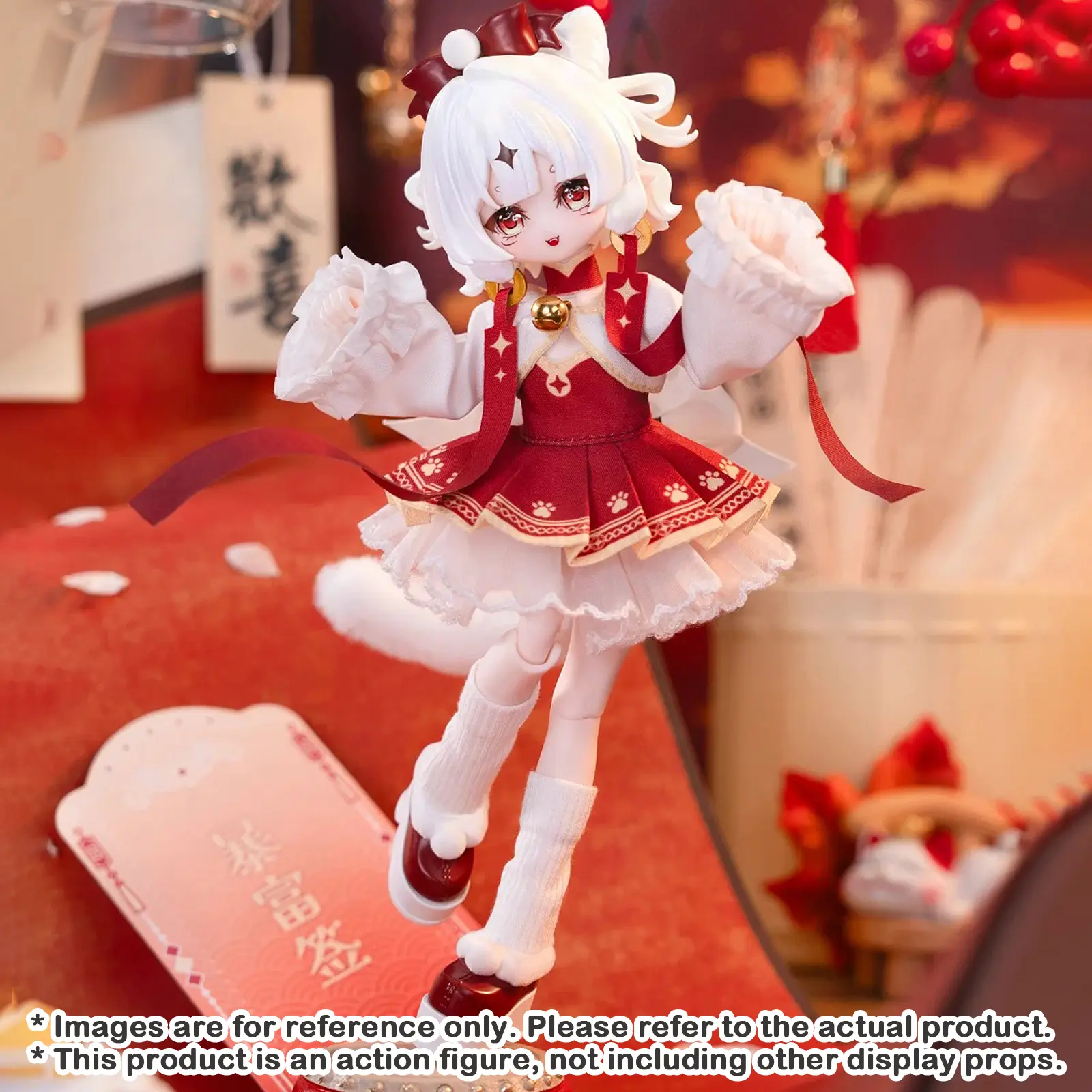 Minty Little Lucky Spirits Series 1/8 Action Figure BJD Blind Box, Mini Collectible PVC Ball Joint Doll People Figure, Mini Figure