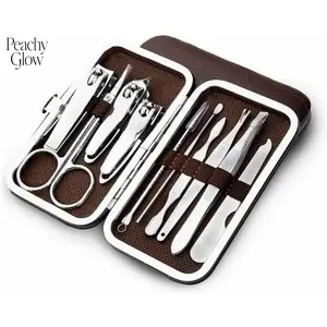 10 PCS Manicure Pedicure Set Nail Clippers - Stainless Steel Manicure Kit - Tools for Nail,Cutter Kitsfor Women or Men,Includes Cuticle Remover Professional Nail Kit with Portable Tra