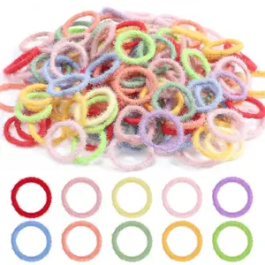 Christmas Gift 150 Pack Hair Ties for Little Girls, Soft Hair Ties No Damage Seamless Hair Bands, Small Elastic Ponytail Holders Hair Accessories for Toddlers