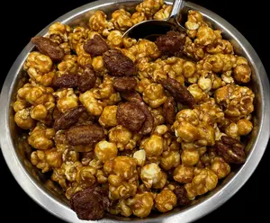 Toffee Popcorn with Pecan Pralines - Classic Toffee Popcorn with Pecan Pralines - Perfect for Snacking