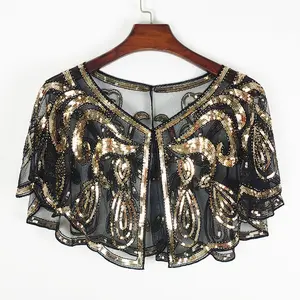 Luxury Glitter Mesh Evening Shawl for Women Elegant Bolero Cover Up Perfect for Dresses Parties and Special Occasions