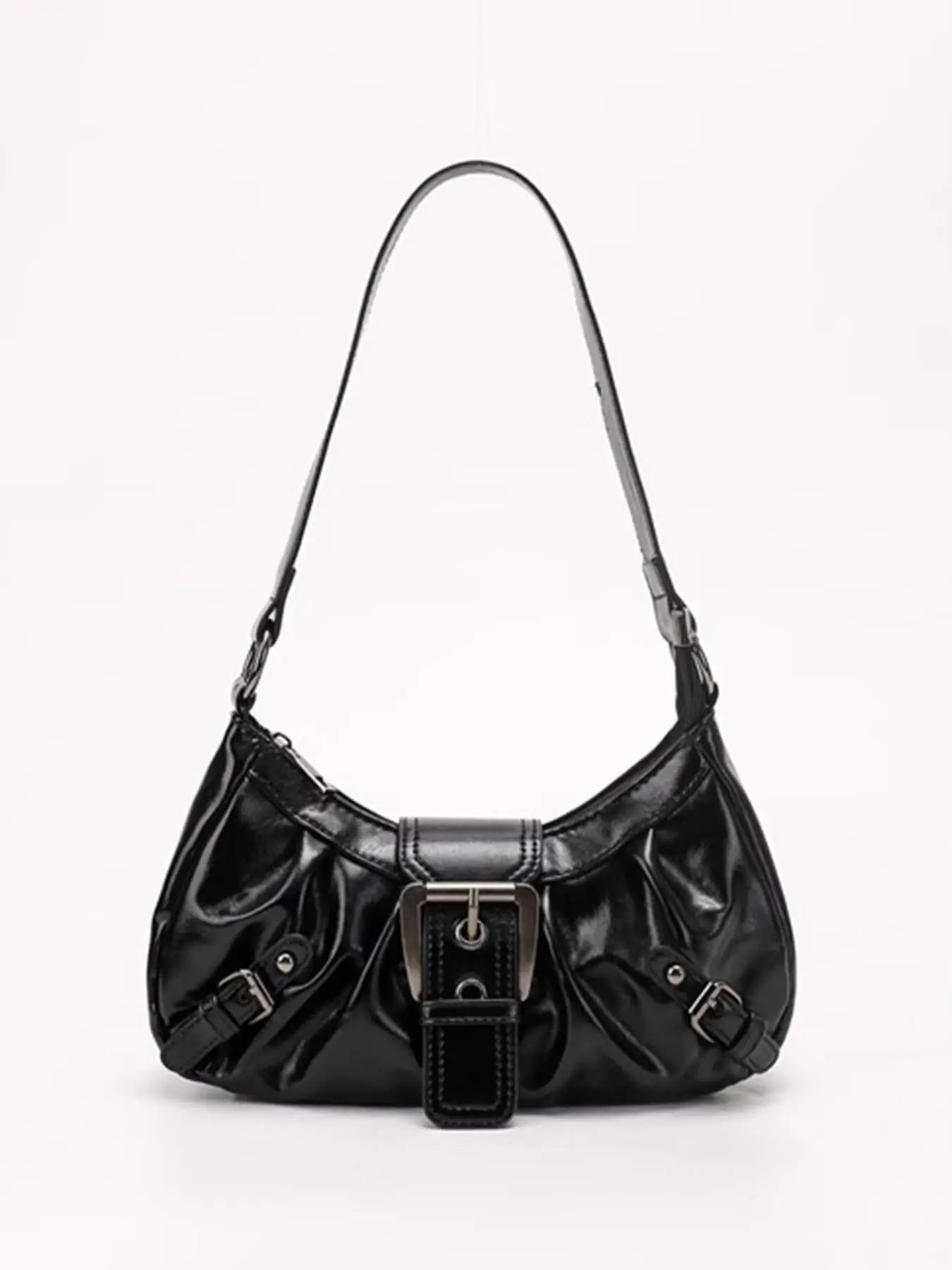 Women's Y2K Retro Shoulder Bag, Fashionable Solid Color Shoulder Bag for Daily Used, Casual Trendy Versatile High-quality Daily Commuting Bag