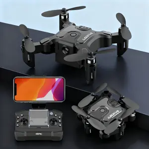 LOGAN 4K HD Mini Foldable Drone with Smart Follow WIFI Remote Control Aerial Quadcopter Fixed Height Helicopter Children's Electronic Toy
