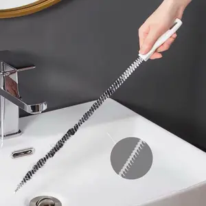 Bathroom Snake Pipe Dredging Tools Drain Cleaner Sewer Hair Catcher Clog Remover Drain Cleaning Brush for Home Use
