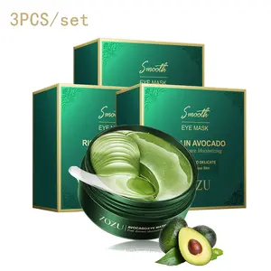 【Mother's Day gift】3Pcs Avocado Moisturizing Eye bagMask,60pcs/set Under Eye Mask, Soothing and Relaxing Eye Care,Eye Care Product for Dark Circles Eye Bags, Skin Care Products Moisturizer Comfort