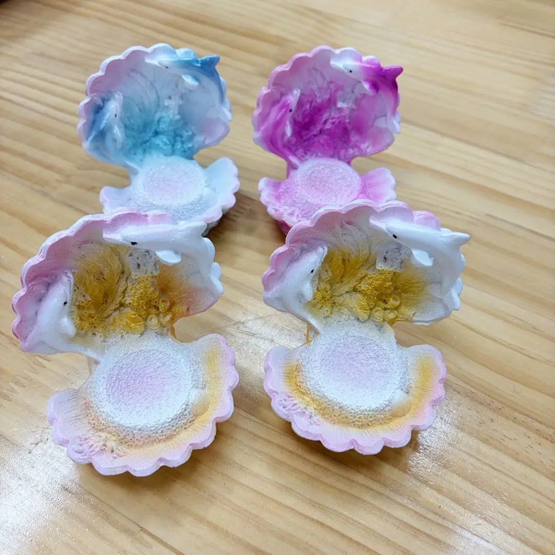 Julia(14470)gc.Shell style sphere’s holder 4 pcs