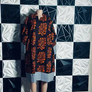 Short Ankara Bubu Dress for Women, Traditional African Print Casual Wear
