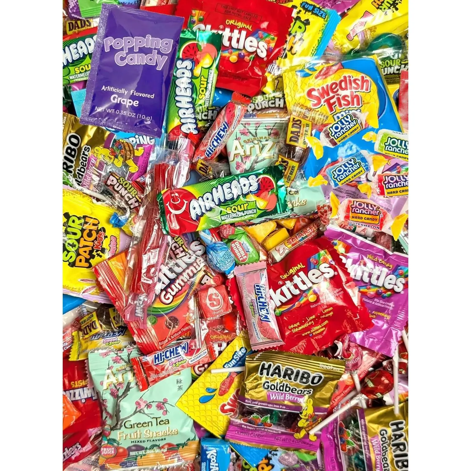Queen Jax Ultimate Assorted Sweet Candies Snack Mix - 2 LB Bulk Bag - Mega Flavor Variety - Individually Wrapped