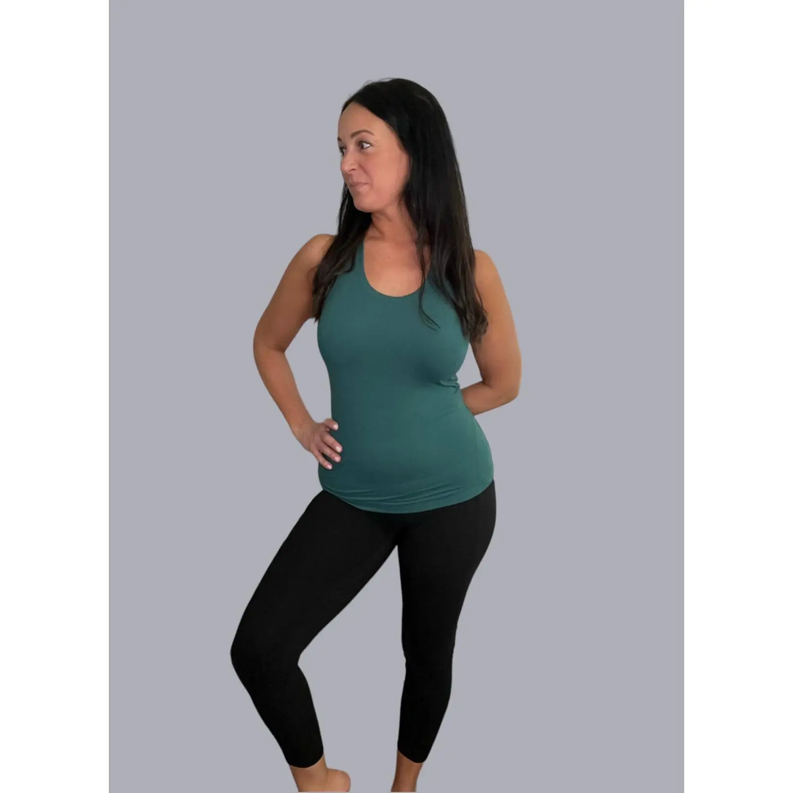 Plus Size Active Racerback Tank