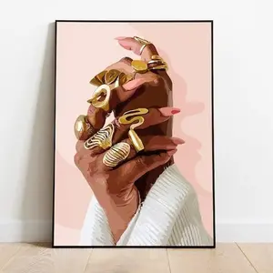 Artistic Glossy Black Girl Photo Print - 8x12 Inch (20cm x 30cm), Unframed Wall Art, Decoration Gift for Collectibles & Entertainment Enthusiasts