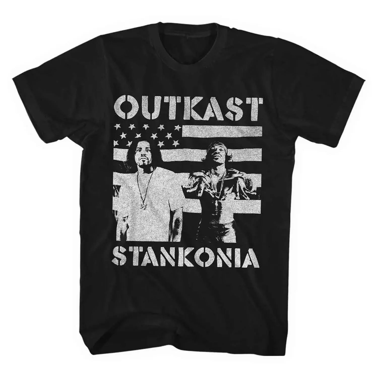 Outkast Stankonia Distressed Flag T-Shirt – Vintage Rap Graphic Tee  Fan Favorite