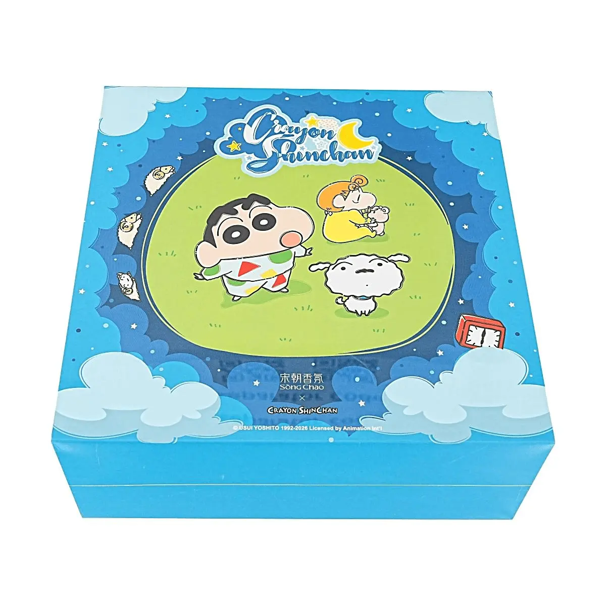 SONG CHAO Crayon Shin-chan Lazy Cloud Aroma Diffuser Stone Gift Set - Flameless Home Fragrance, Perfect Gift for Her