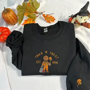 Trick r Treat embroidered sweatshirt