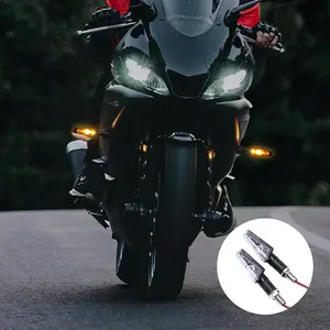 Motorcycle Led Turn Signals Directional Indicators Flashing Rear Tail Brake Flasher Light Stop Signal Light Motorcycle Lamp Motorcycle Led Lights