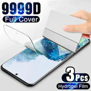3Pcs Hydrogel Film Full Cover For iPhone 17 Pro 16 11 12 13 14 15 Pro Max 16e 16 Plus XR X XS Max 13 Mini Screen Protector Film
