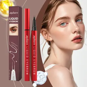 zephoco Honey Brown Dual-Ended Liquid Eyebrow Pen✨Long-Lasting Durable Stereoscopic Color Smooth Easy to Use Cosmetic