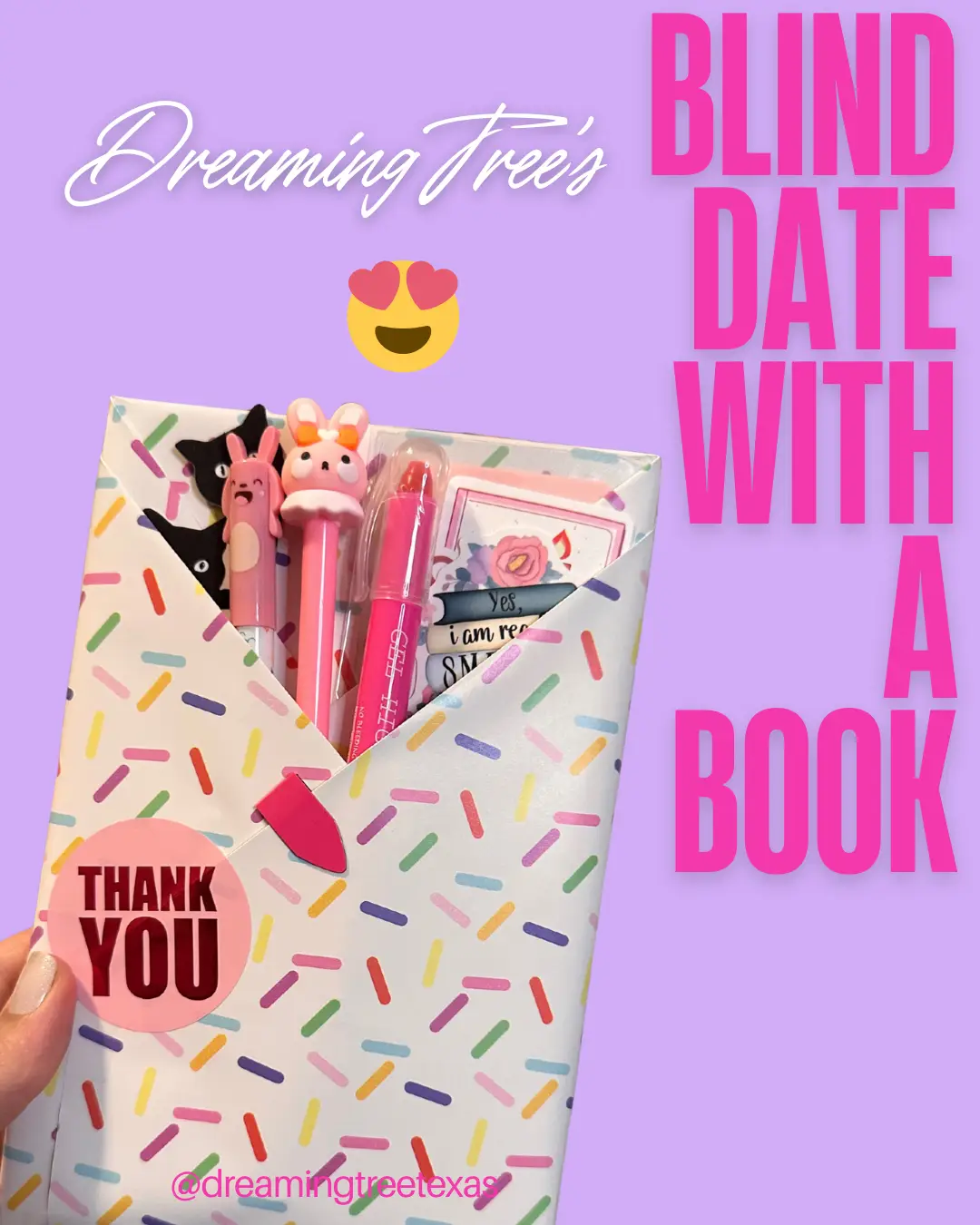 Blind Date with a Book option by Dreaming Tree Texas your next favorite read wrapped with so much love