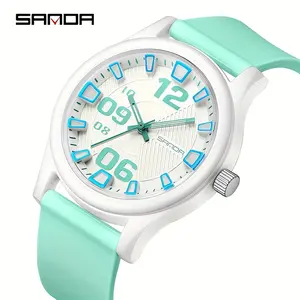 SANDA Sporty Unisex Watch - 50m Waterproof, Youthful & Stylish, Minimalist Design - Perfect for Active Lifestyles & Gift Giving