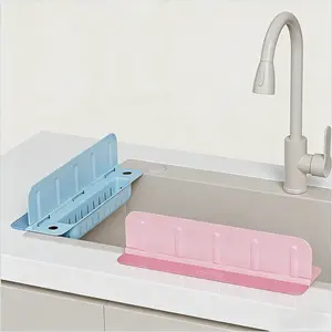 Kitchen Grease Guard: The Ultimate Splash Guard for Sinks—Waterproof Adhesive Strip, Easy to Install, Durable