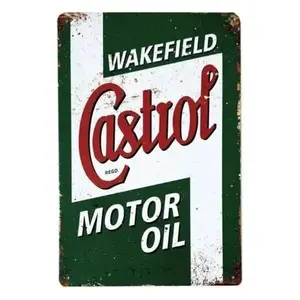 Vintage Metal Sign - Retro Garage Wall Decor