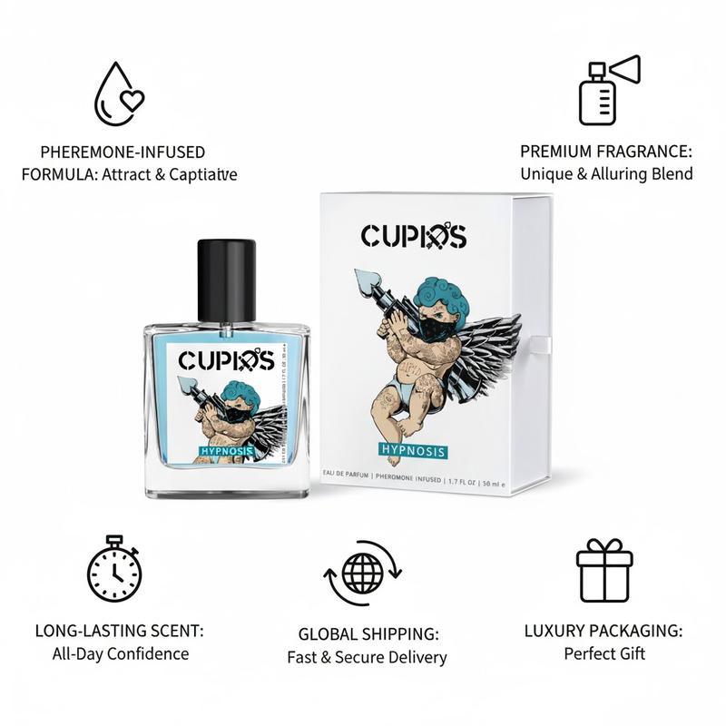 Cupid's Hypnosis 2.0 EDP 50ml | Pheromone Cologne for Men | Long-Lasting Magnetic Scent to Attract | Fresh & Seductive Fragrance