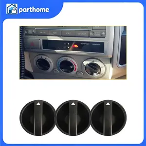 Set of 3 AC Climate Control Knob Switch 65551820A for Toyota Tacoma 2005-2011