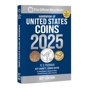 The Official BlueBook Handbook of United States Coins 2025 (Paperback) - Modern U.S. Coin Price Guide with Hundreds of Actual-Size Photos, Updated & Expanded for Buying, Selling, Market Trends