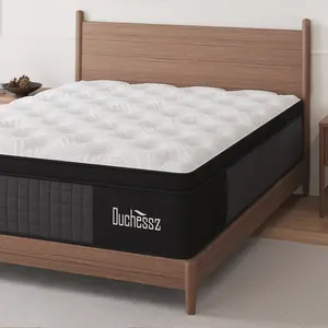 12" 14" Twin Full Queen King Mattress Memory Foam Boxed with 7-Zone Pocket Spring Medium Firm Feel Ergonomic Design CertiPUR-US Fiberglass-Free High-Quality Edge Support Gel Memory Foam Infused