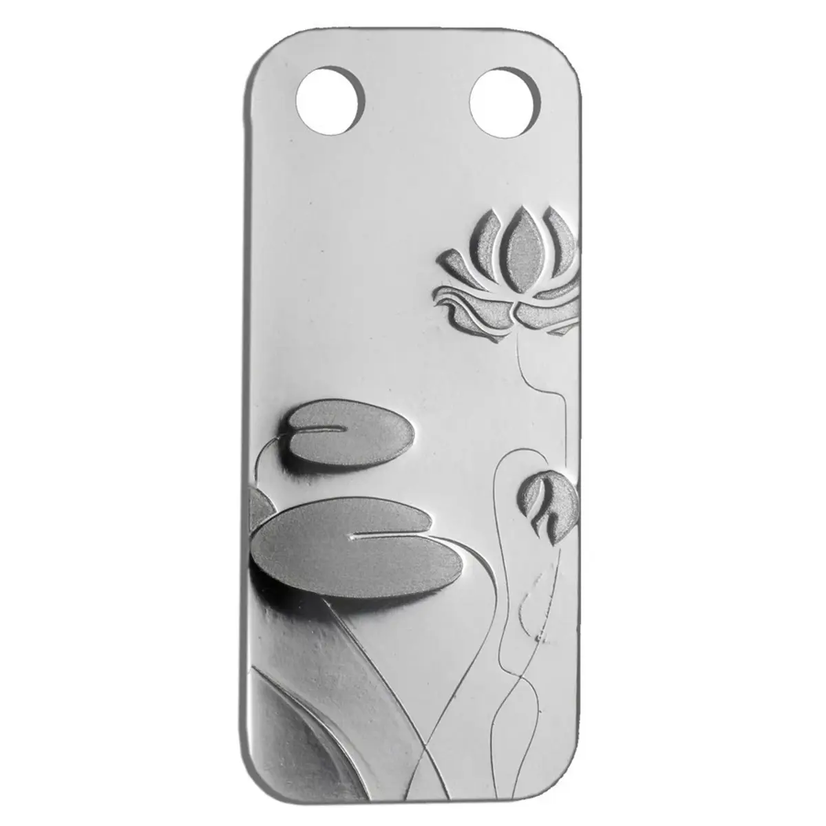 Pamp Suisse Ingot Bloom Water Lily Pendant 1/5 oz Silver Bar w/ Box & Bag