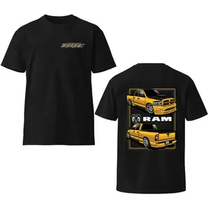 Throtl RAM Truck Shirt, Yellow Pickup Graphic Tee, Custom Mopar Style Fan Shirt, Gift for RAM Owners, Truck Lovers, Car Enthusiasts, Mechanics