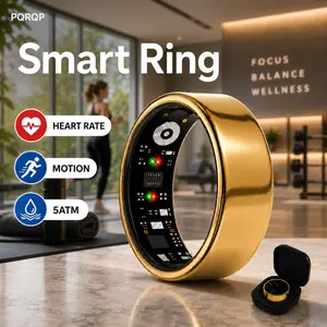 5 ATM Waterproof Smart Ring | Lightweight fitness accessory, romantic couple's ring, comfortable and smart, suitable for women and daily exercise