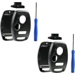 2 Key Fob Case Shell For Honda Accord, Civic, CR-V & More (Swap Your Original Blade)
