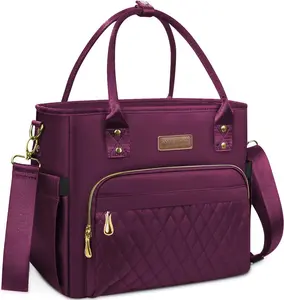 Lunch Bag Lunch Box Women - Leakproof Insulated Lunch Cooler Bag for Women - Large Lunch Tote Bags Adults, Purple