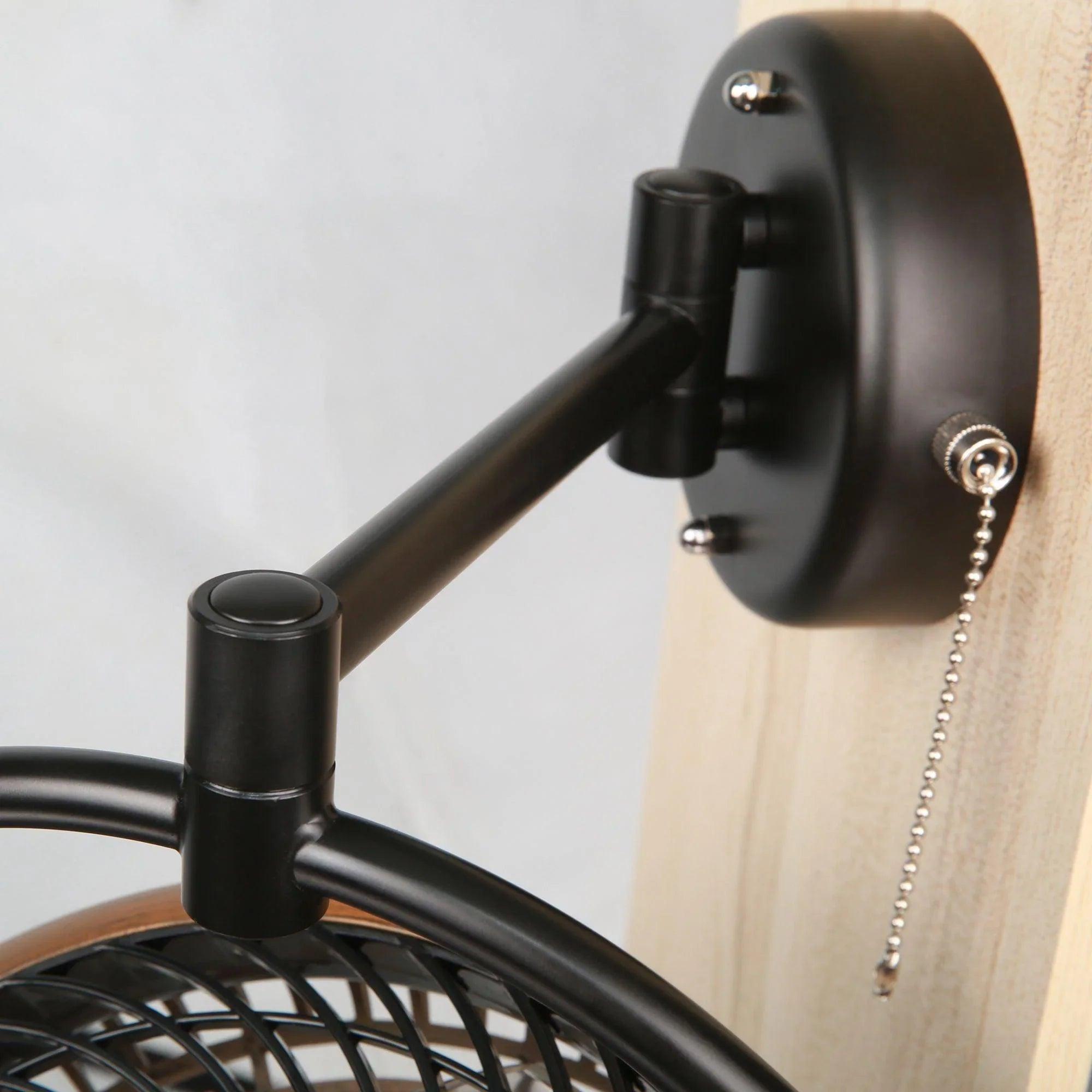 13" Industrial Bathroom Ceiling Fan with Pull Chain, Quiet Ventilation for Bath & Laundry