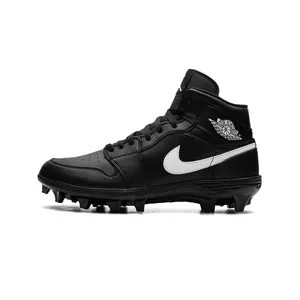 Jordan 1 Mid Cleat "Black / White" FJ6805 001