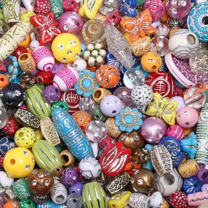 Flower Rose Beads for Bracelet Making Kit Glass Beads for  Making Earrings Necklace Bead Curtain  Arts and Crafts DIY Retirement  for Woman Loose 0.4 Pound