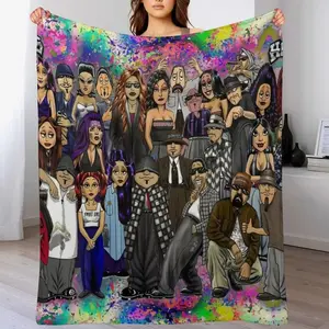 Lil Homies Throw Blanket Furrys Soft Beds Summer Luxury St Blankets Suitable for beds and sofas can also be given as a gift