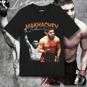 [HOT FAHION SPORT]Islam Makhachev T-Shirt UFC 319, UFC Champ, Vintage Streetwear, Dagestan Russia Tee, Unisex Jersey Short Sleeve Shirt penny  tees