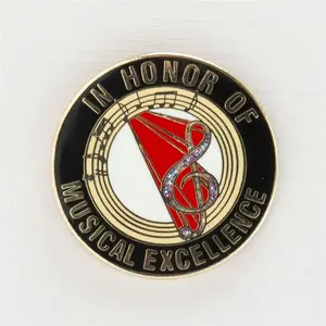 In Honor of Musical Excellence Enameled Pin