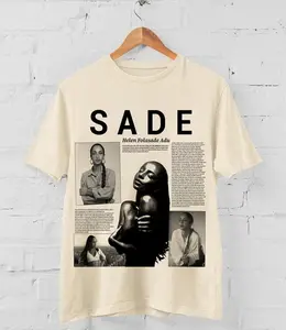 Sade Album T-Shirt, Sade Retro Lyric Style Top Tee Vintage Unisex T-Shirt, Sade Album T-Shirt Gift For Fan