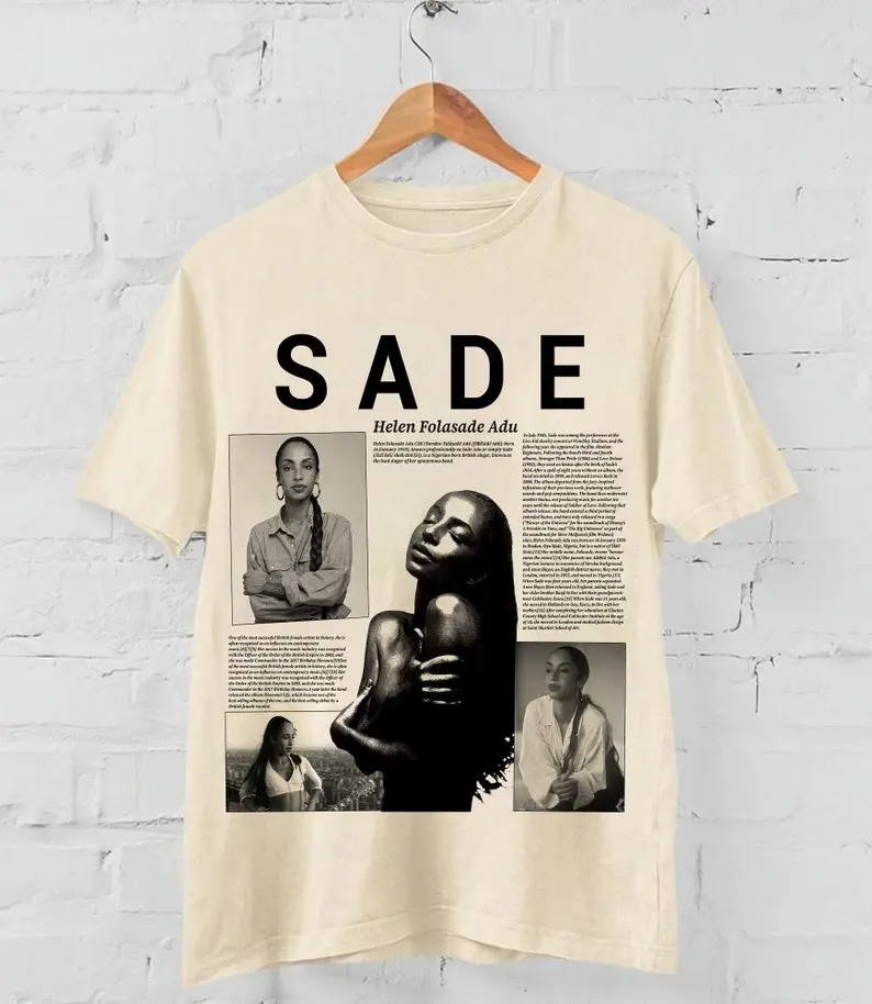 Limited Vintage Sade retro Shirt, Sade Adu Shirt Gift for Women