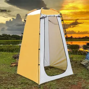Outdoor Folding Changing Room Tent - 120x120cm Portable Folding Frame Tent, Waterproof, UV-Protective, Tear-Resistant Sunshade, Instant Setup for Camping, Showering Outdoors