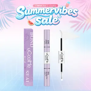 uCoolMe 3-in-1 Cluster Lashes Kit - Waterproof Long-Lasting Eyelash Bonding Glue, Bond Seal, Remover - Cosmetic Beauty Products, Teen Girl Gifts Essential for Summer Vibes