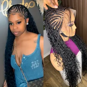 Braids Boho Hair Accessory - Natural Black Braids for Versatile Styling Options