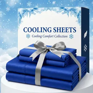 Extra Deep Pocket Bamboo Fiber Bed Sheet Set - Breathable and Cooling Bed Sheet - Luxury Hotel Bed Sheet Set - Soft, Wrinkle-Resistant, and Comfortable