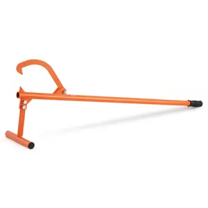 VEVOR Timberjack, 48 in, Heavy Duty Log Lifter with Metal Handle, Log Roller with Adjustable Cant Hook, Logging Tools Log Jack for Logs Ups to 15" Dia, Timber Jack for Rolling Cutting Lifting Logs, Carbon Steel, Adjustable Hook