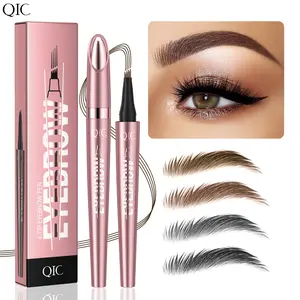 Micro-forked tip eyebrow pencil - ultra-fine, biomimetic bristles create realistic eyebrow strokes, with a waterproof and smudge-proof formula for perfectly filled-in brows and everyday touch-ups.