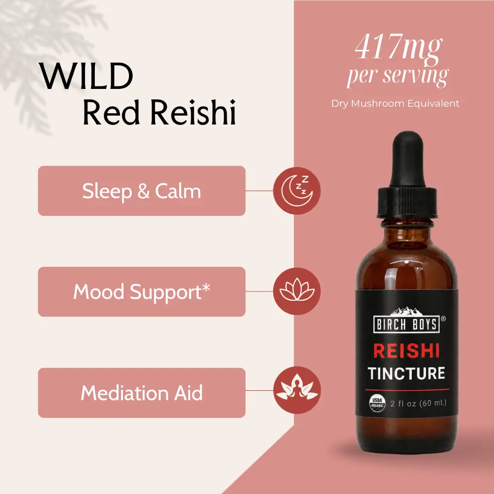 Organic Wild Reishi Tincture